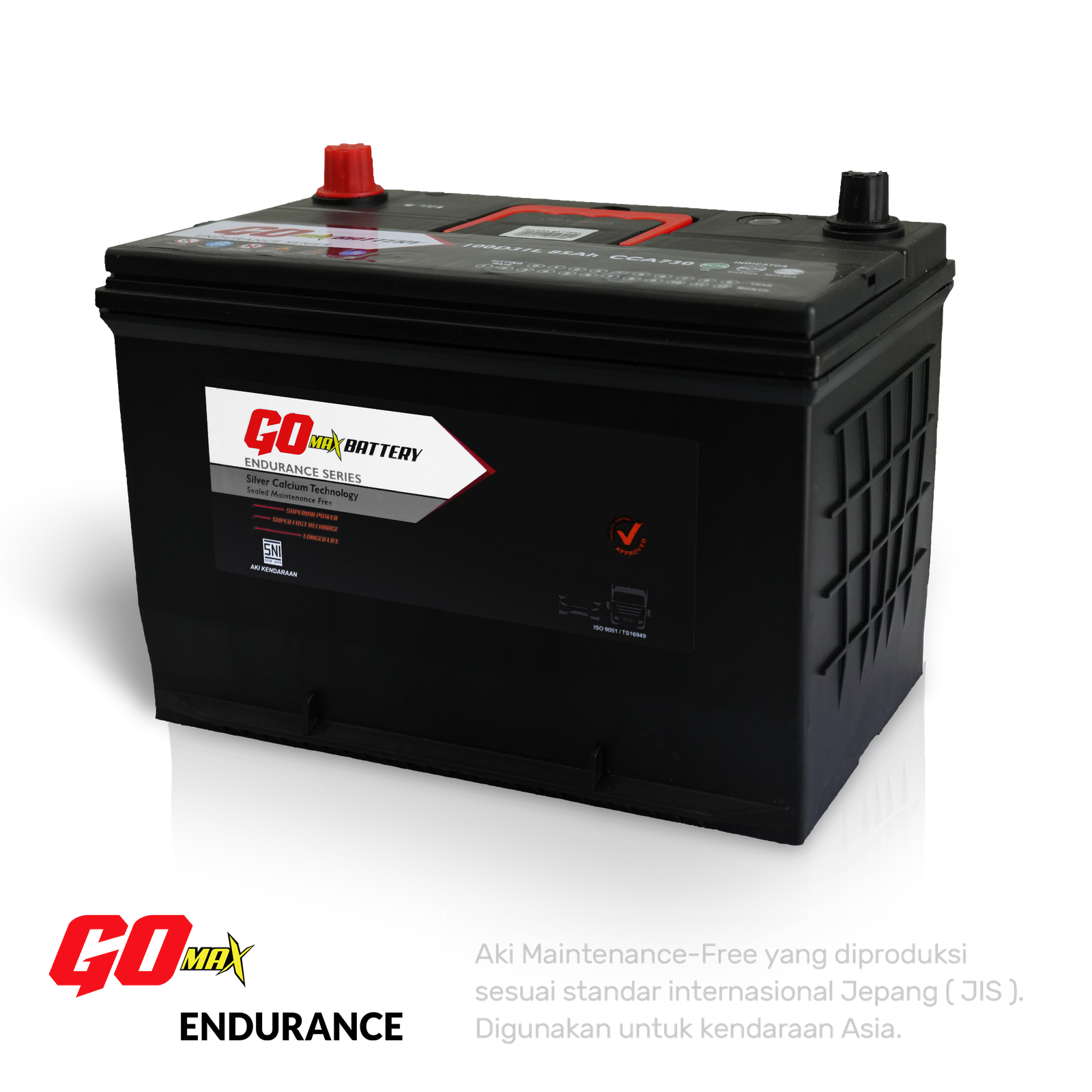 go max battery endurance aki kering mobil terbaik